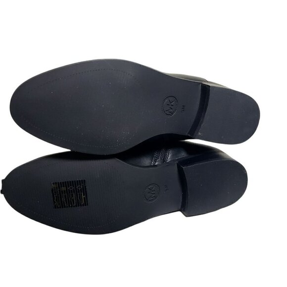 MICHAEL Michael Kors Womens Black Bromley Leather Knee High Riding Boots Size 5M - Picture 5 of 9